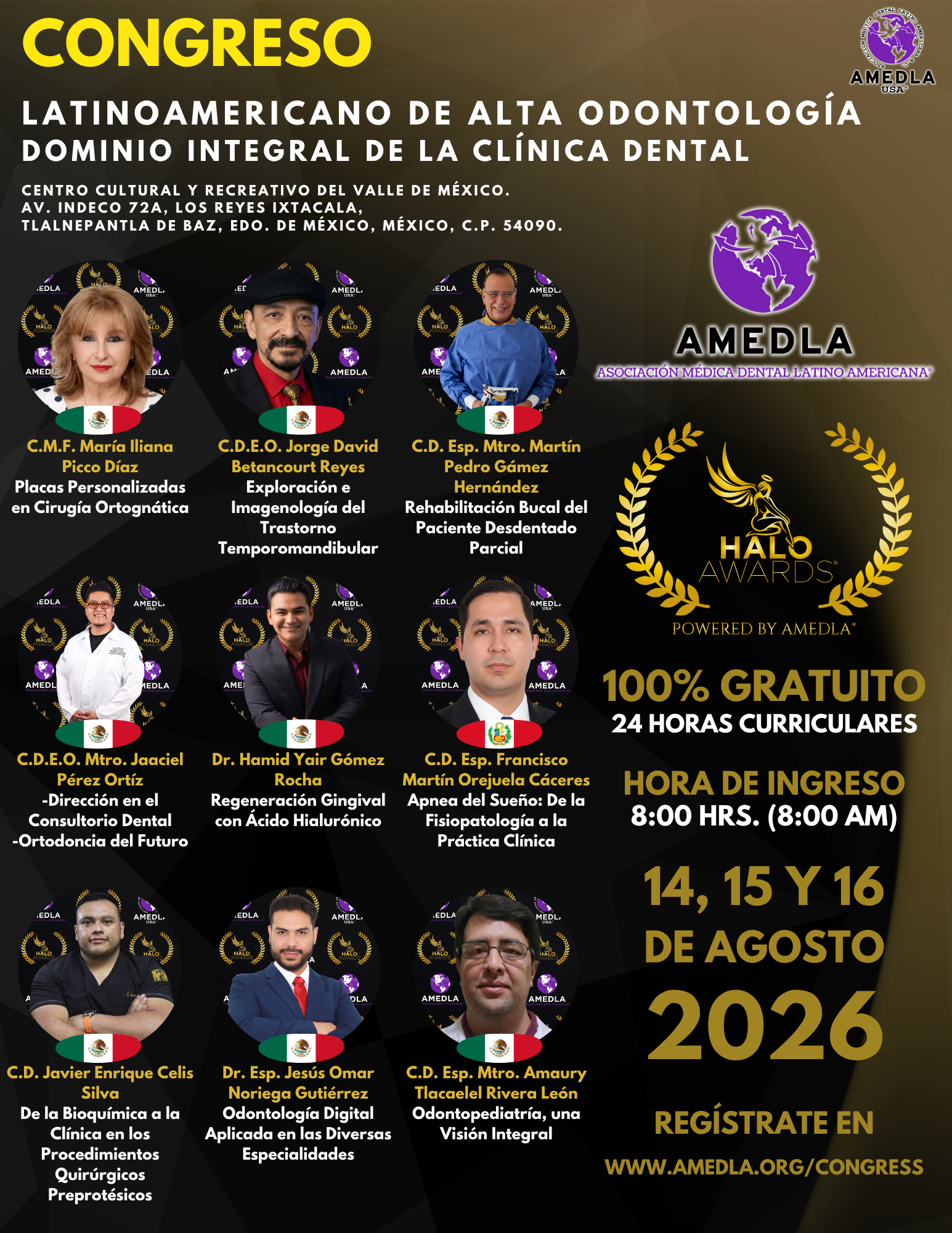 Flyer Congreso AMEDLA 2026